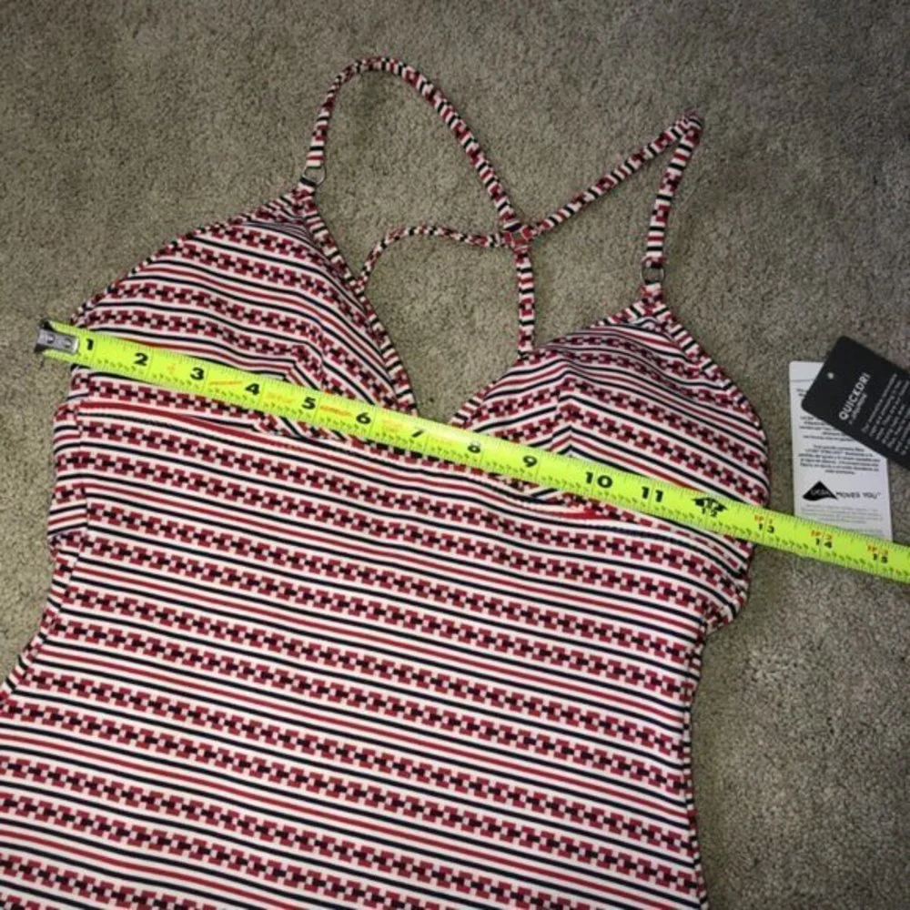 Athleta Women's‎ XS Tankini Top Red white Blue NWT